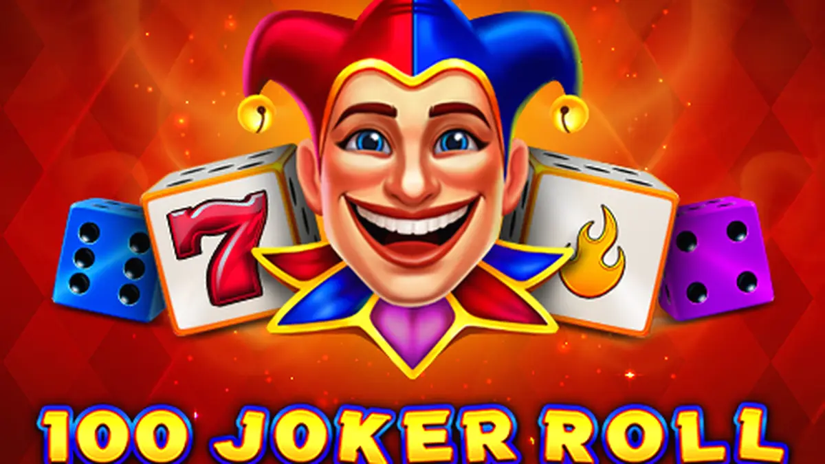 Tampilan visual mesin slot 100 Joker Roll dengan simbol klasik